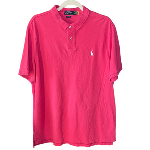 Polo by Ralph Lauren Men's Vibrant Pink Polo Shirt